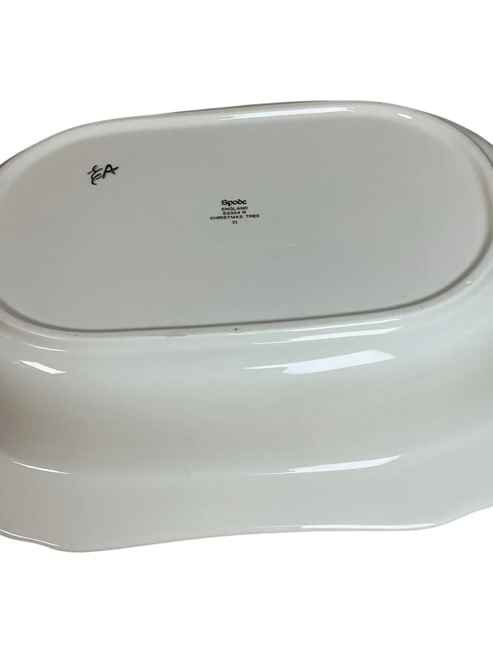 Spode Christmas Tree Serve Dish 11 x 8.5 S3324 R
